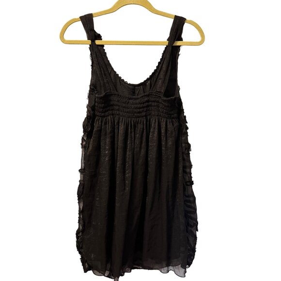 My Pretty Angel Black Sleeveless Dress With Rosette Applique Details . NWOT - Picture 7 of 12